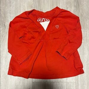 4/$30 Red Kids Long Sleeve Top